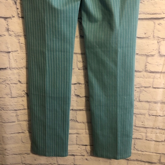 BETABRAND Blue & White Striped Yoga Pull On Trouser Pants Sz XL Long - Picture 5 of 6